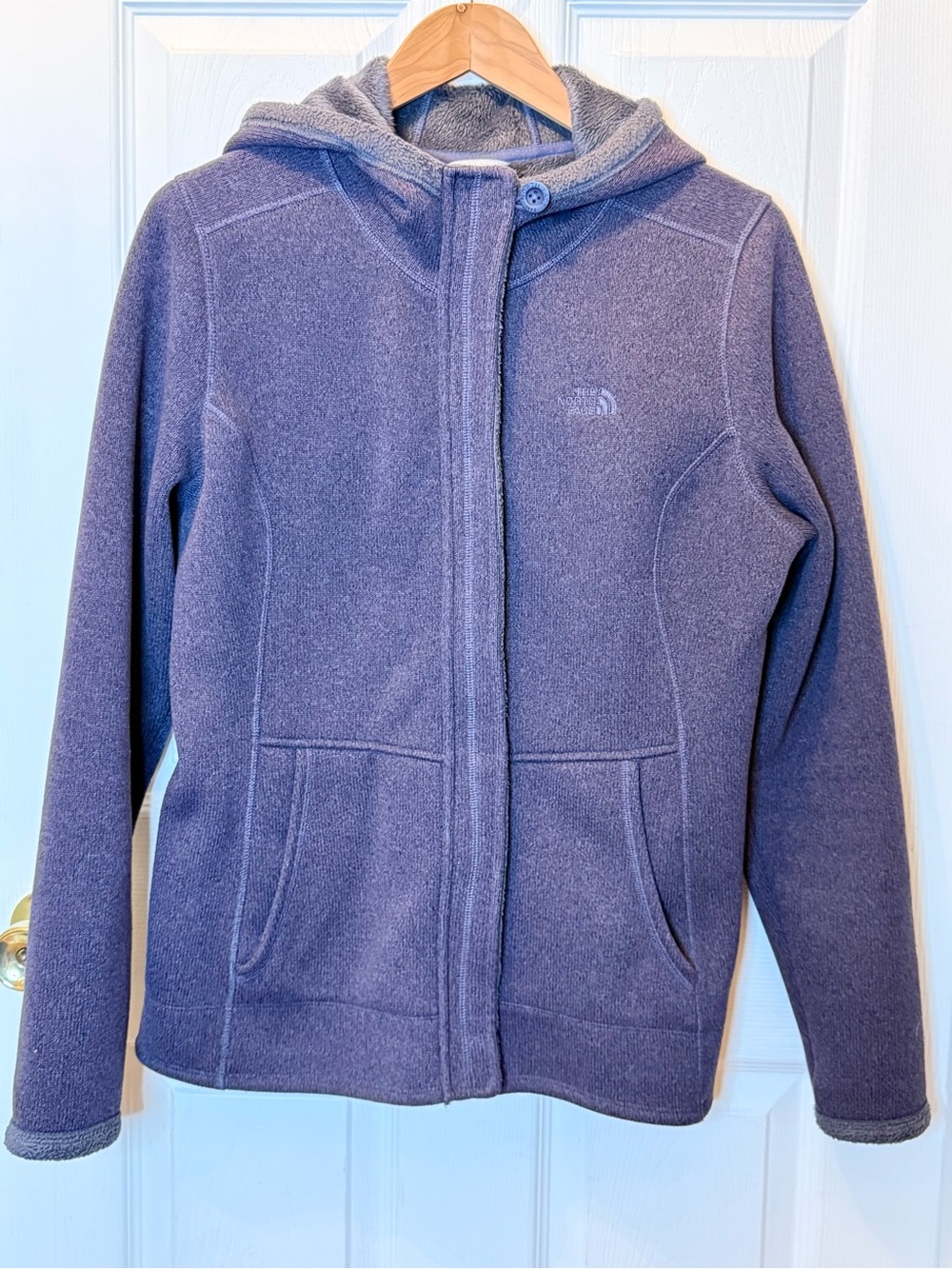 The North Face Triclimate Zip-In Fleece Hoodie Lavender Gray Women’s Size L